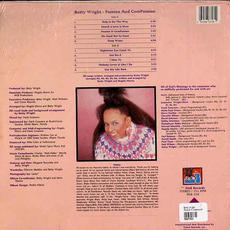 Betty Wright - Passion & Compassion