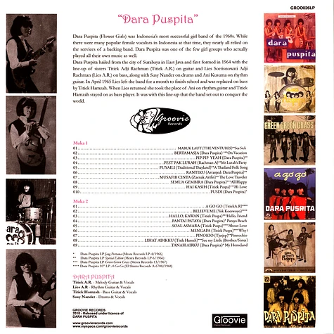 Dara Puspita - The Garage Years Black Vinyl Edition
