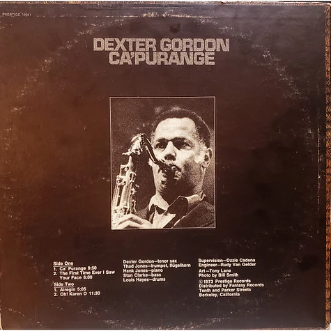 Dexter Gordon - Ca' Purange