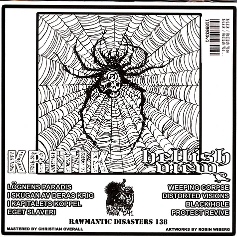 Kritik / Hellish View - Kritik / Hellish View Red Marbled Vinyl Edition