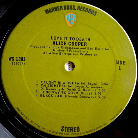 Alice Cooper - Love It To Death