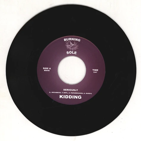 Kidding - Seriously / Komet Ride Black Vinyl Edition