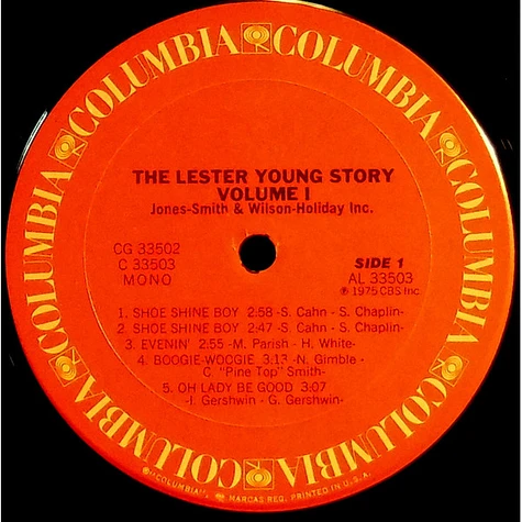 Lester Young - The Lester Young Story Volume 1