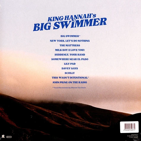 King Hannah - Big Swimmer Black Vinyl Edition