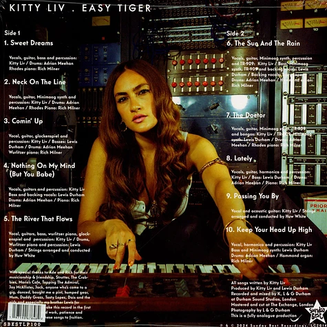 Kitty Liv - Easy Tiger Black & Orange Twister Slip Sleeve Edition