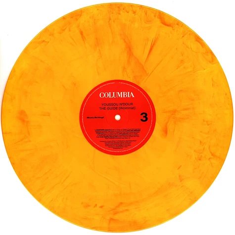 Youssou N Dour - The Guide Wommat Yellow, Red & Orange Marbled Vinyl Edition