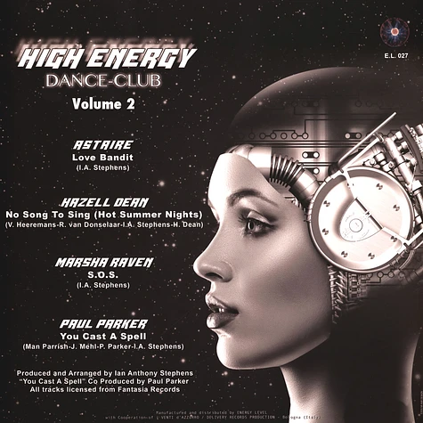 V.A. - High Energy Dance-Club Volume 2 Yellow Vinyl Edition