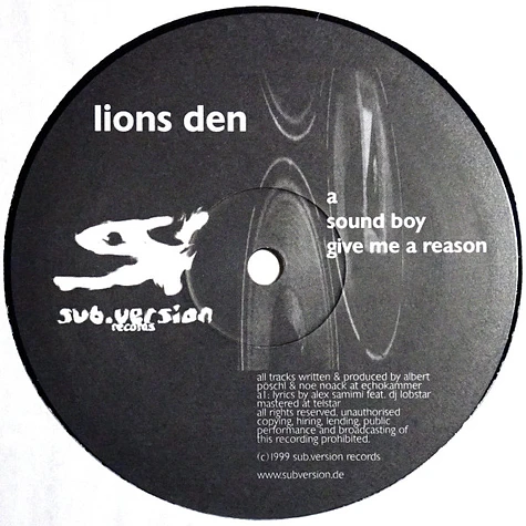 Lions Den - Soundbwoy Haffi Run EP