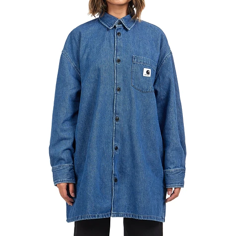 Carhartt WIP - W' Glennon Shirt Jac "Olympia" Denim, 10.5 oz