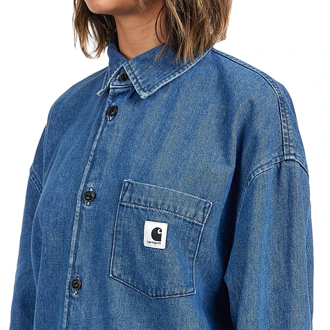 Carhartt WIP - W' Glennon Shirt Jac "Olympia" Denim, 10.5 oz