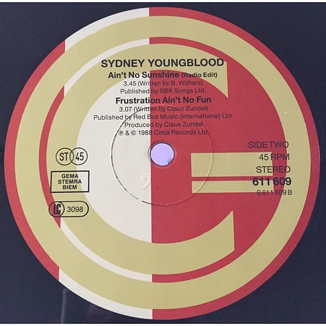 Sydney Youngblood - Ain't No Sunshine