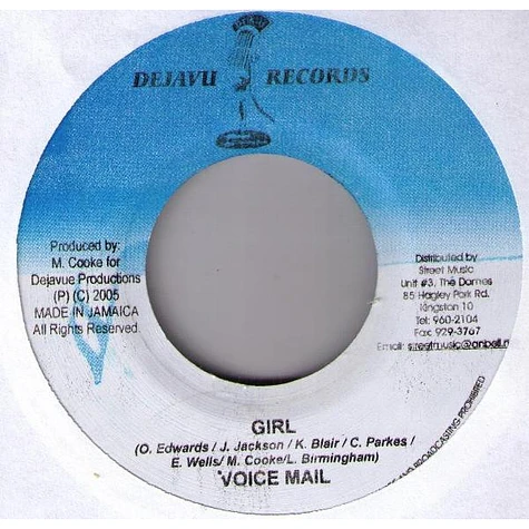 Voicemail / Pritty Boy - Girl / Call Me