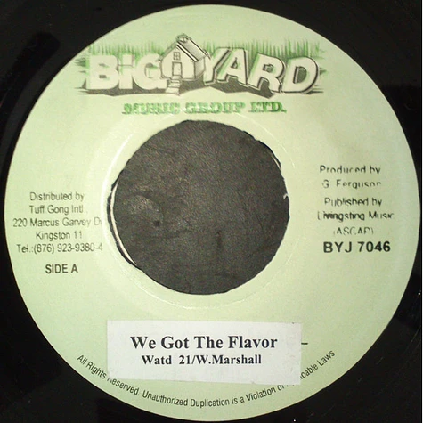 Ward 21 & Wayne Marshall - We Got The Flavor