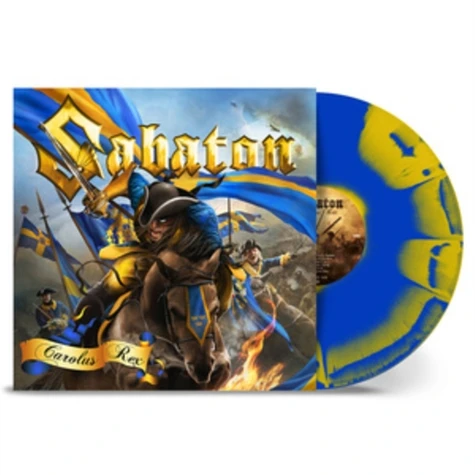 Sabaton - Carolus Rex (Swedish Version) Blue / Yellow Sunburst Vinyl Edition