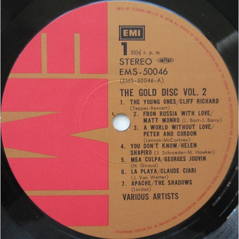 V.A. - 想い出のゴールド・ディスク VOL. 2 = The Gold Disc Vol. 2