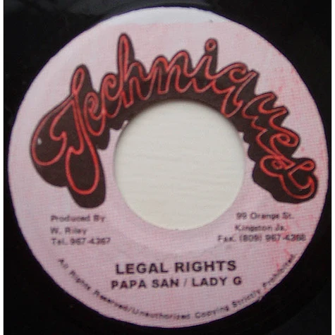 Papa San / Lady G - Legal Rights