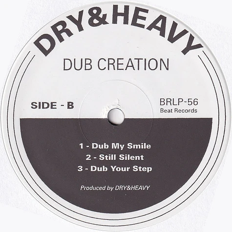 新品 2LP DUB CREATION Dry & Heavy Dry & Heavy - Dub Creation (2LP) (LP)