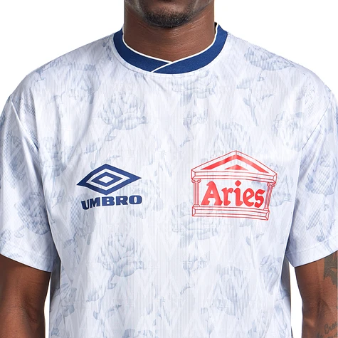 Aries x Umbro - White Roses SS Football Jersey