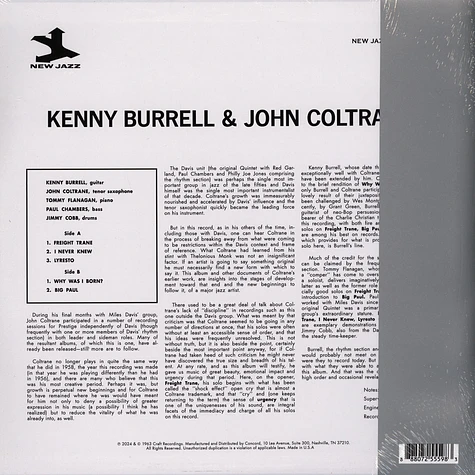 Kenny Burrell & John Coltrane - Kenny Burrell & John Coltrane (Original Jazz Classics Series)