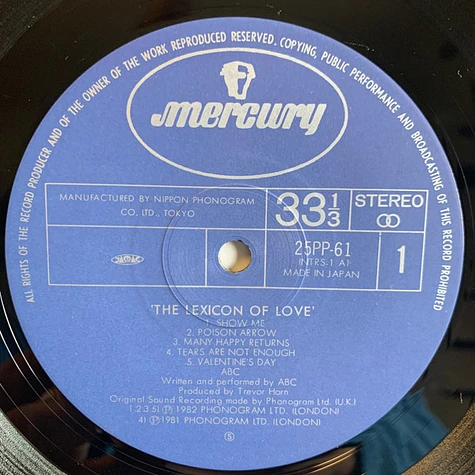 ABC - The Lexicon Of Love