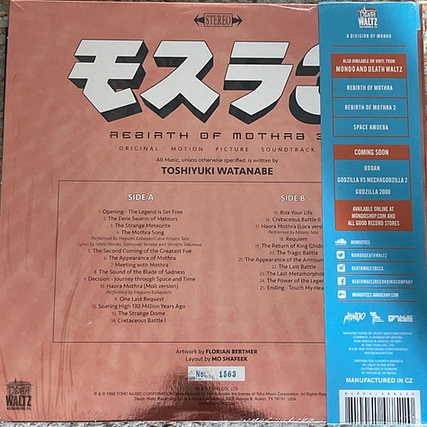 Toshiyuki Watanabe - OST Rebirth of Mothra 3