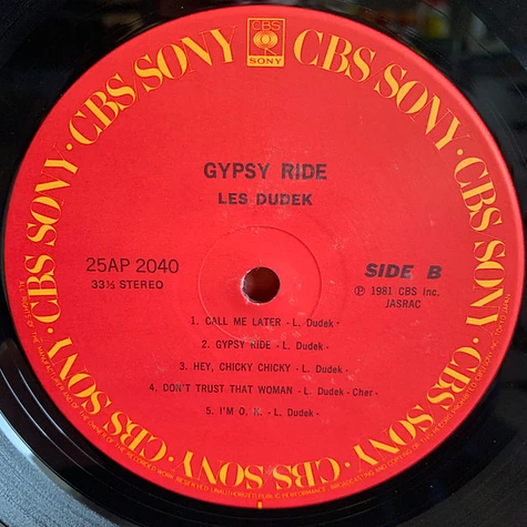 Les Dudek - Gypsy Ride