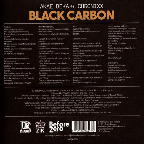 Akae Beka - Black Carbon Feat. Chronixx