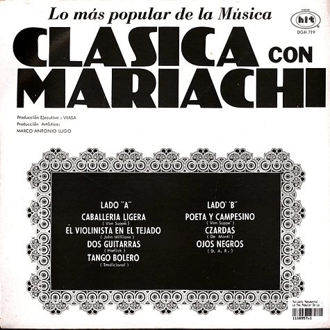 Mariachi Monumental Ordaz - Lo Mas Popular De La Musica Clasica
