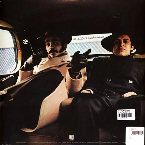 Willie Colon / Hector Lavoe - Crime Pays Black Vinyl Edition