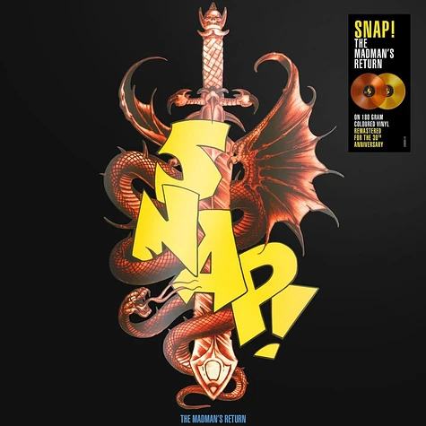 Snap! - The Madman's Return Transparent Orange & Yellow Vinyl Edition