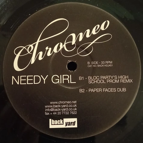Chromeo - Needy Girl
