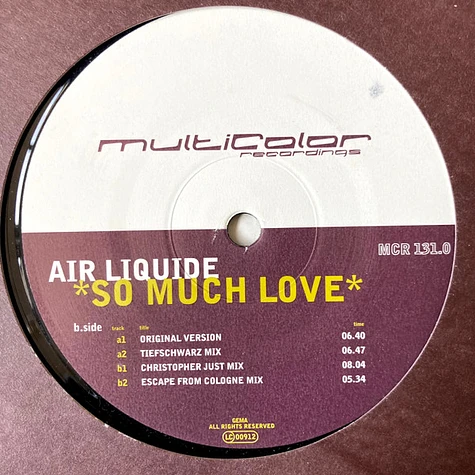 Air Liquide - So Much Love