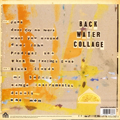 Penny Arcade - Backwater Collage Yllow Vinyl Edition