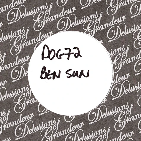 Ben Sun - Place Of Worship Ep Test Press