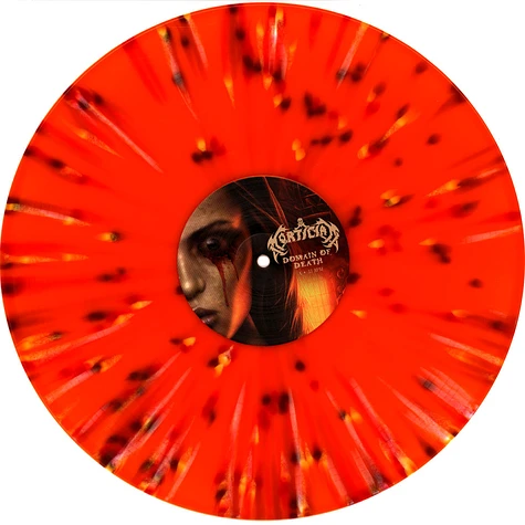 Mortician - Domain Of Death Orange Krush With Splatter Vinyl Edition