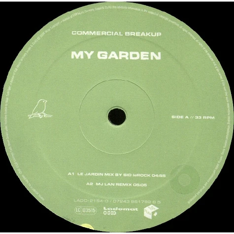 Commercial Breakup - My Garden