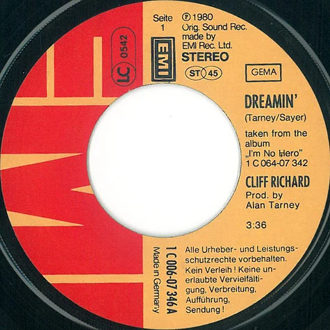 Cliff Richard - Dreamin'