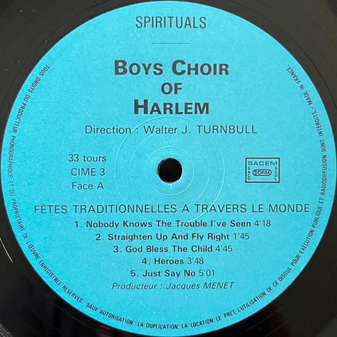 The Boys Choir of Harlem - Fêtes Traditionnelles Américaines