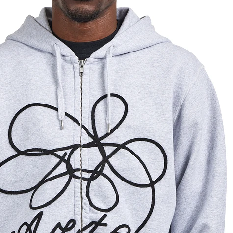 Arte Antwerp - Flower Logo Zip Hoodie