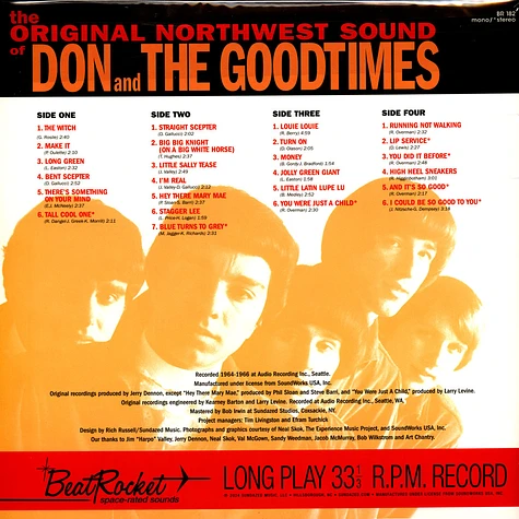 Don And The Goodtimes - The Pacific Northwest Sound Of