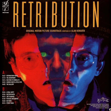 Alan Howarth - OST Retribution Blue Green Pinwheel Vinyl Edition