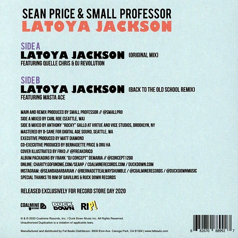 Sean Price & Small Professor - Latoya Jackson