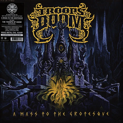 The Troops Of Doom - A Mass To The Grotesque Yellow Vinyl Edition