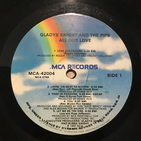 Gladys Knight And The Pips - All Our Love