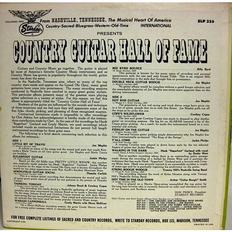 V.A. - Country Guitar Hall Of Fame