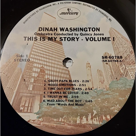 Dinah Washington - Golden Hits Volume One: This Is My Story - Volume 1