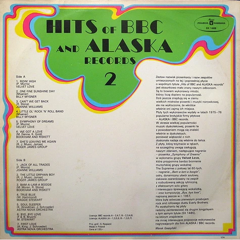 V.A. - Hits Of BBC And Alaska Records 2
