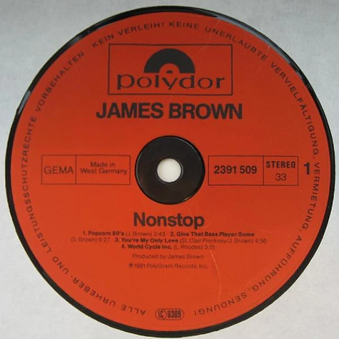 James Brown - Nonstop