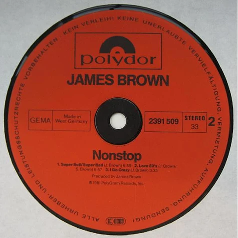 James Brown - Nonstop