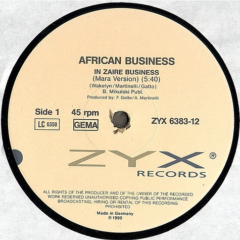 African Business - In Zaire Business (Mara Version)